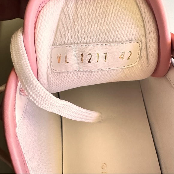 LOUIS VUITTON 
Denim Monogram Squad Sneakers Pink - Picture 6 of 14